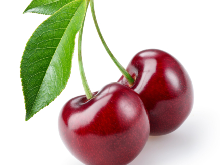 Cherry isolated on white background